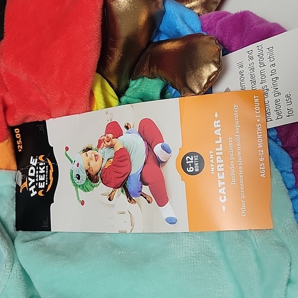 HYDE & EEK INFANT CATERPILLAR COSTUME SZ 6-12 MONTHS - Picture 13 of 16